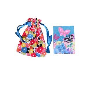 Brighton Jeweled Butterfly Note Pad NEW & Small Dustbag‎